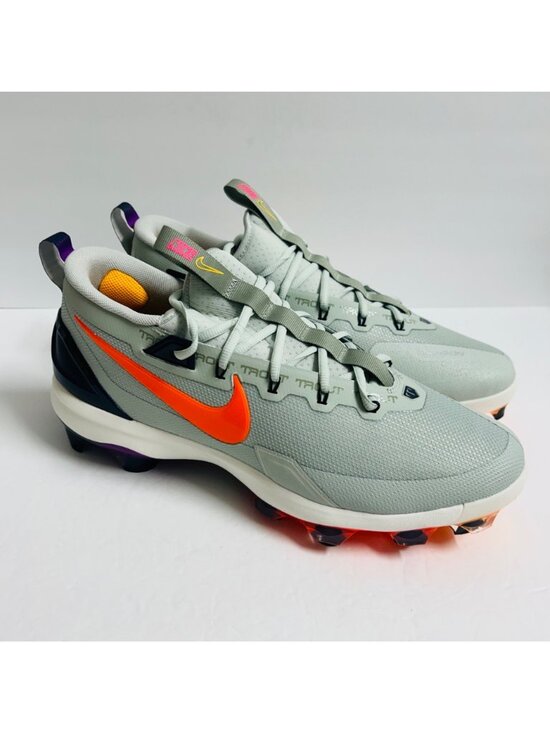 NEW Nike Force Trout 9 Elite MCS Baseball Cleats HF1116-001 Size 13 Gray main image 6